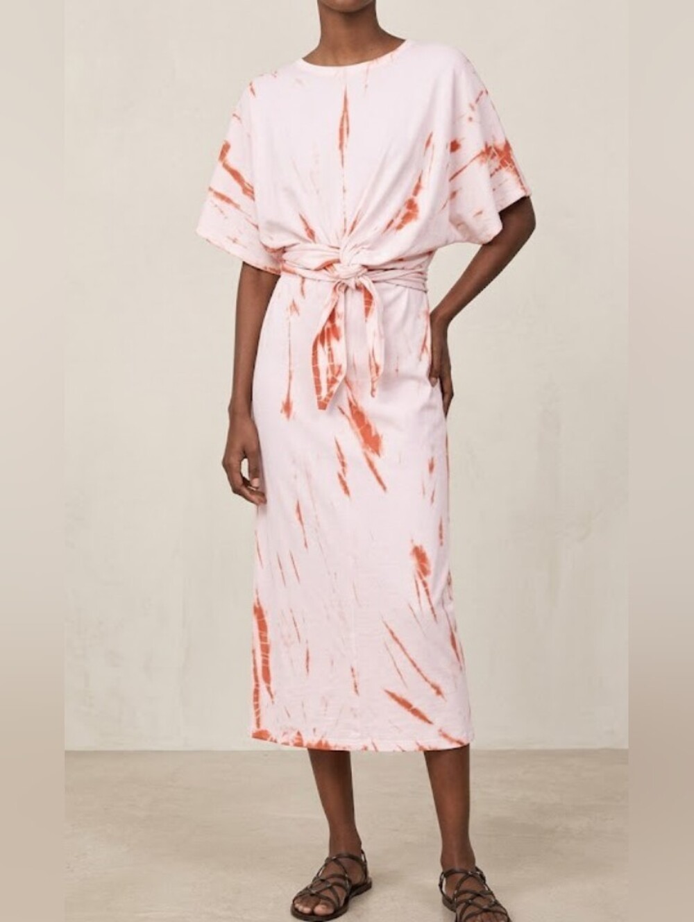 ZARA Cotton Maxi T-Shirt Dress